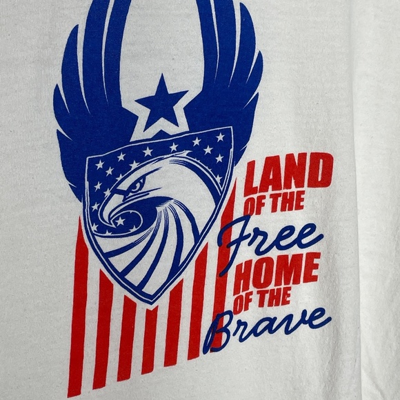 AMERICA! Land of the Free and the Home of the Brave Size Men's Large - Picture 2 of 4